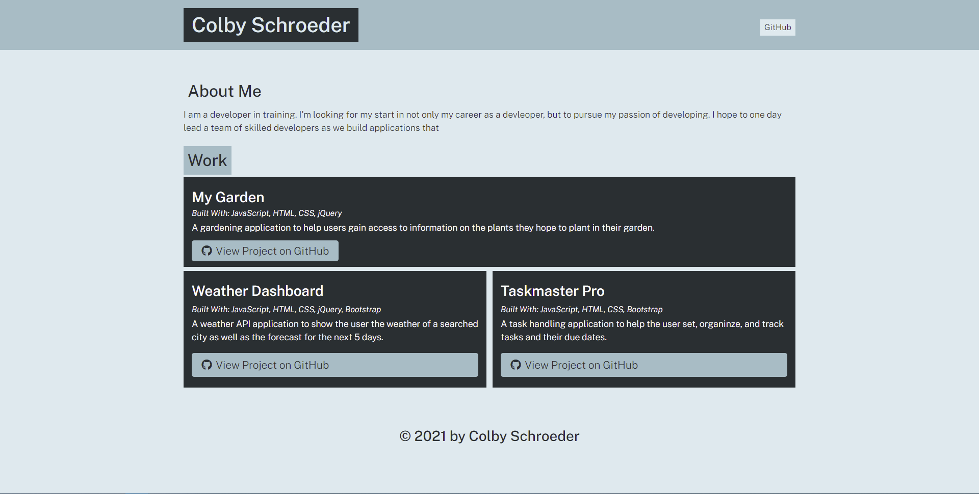 Portfolio Generator