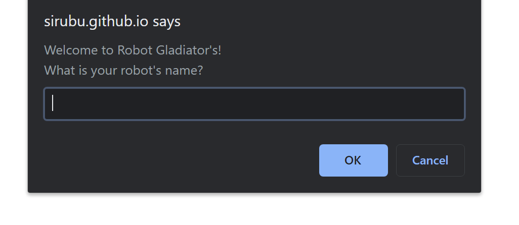 Robot Gladiators Application