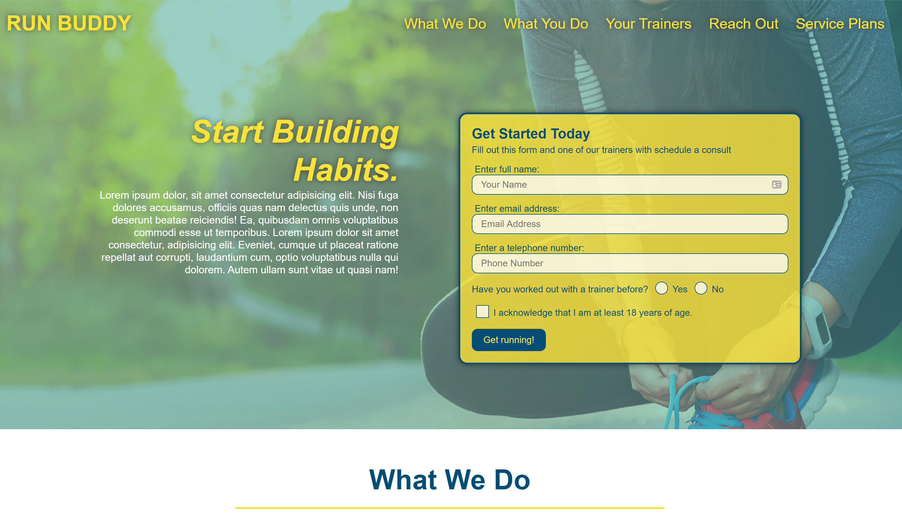Run Buddy Application